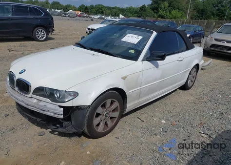 2006 BMW 325Ci from USA, damaged, VIN WBABW33486PX87963